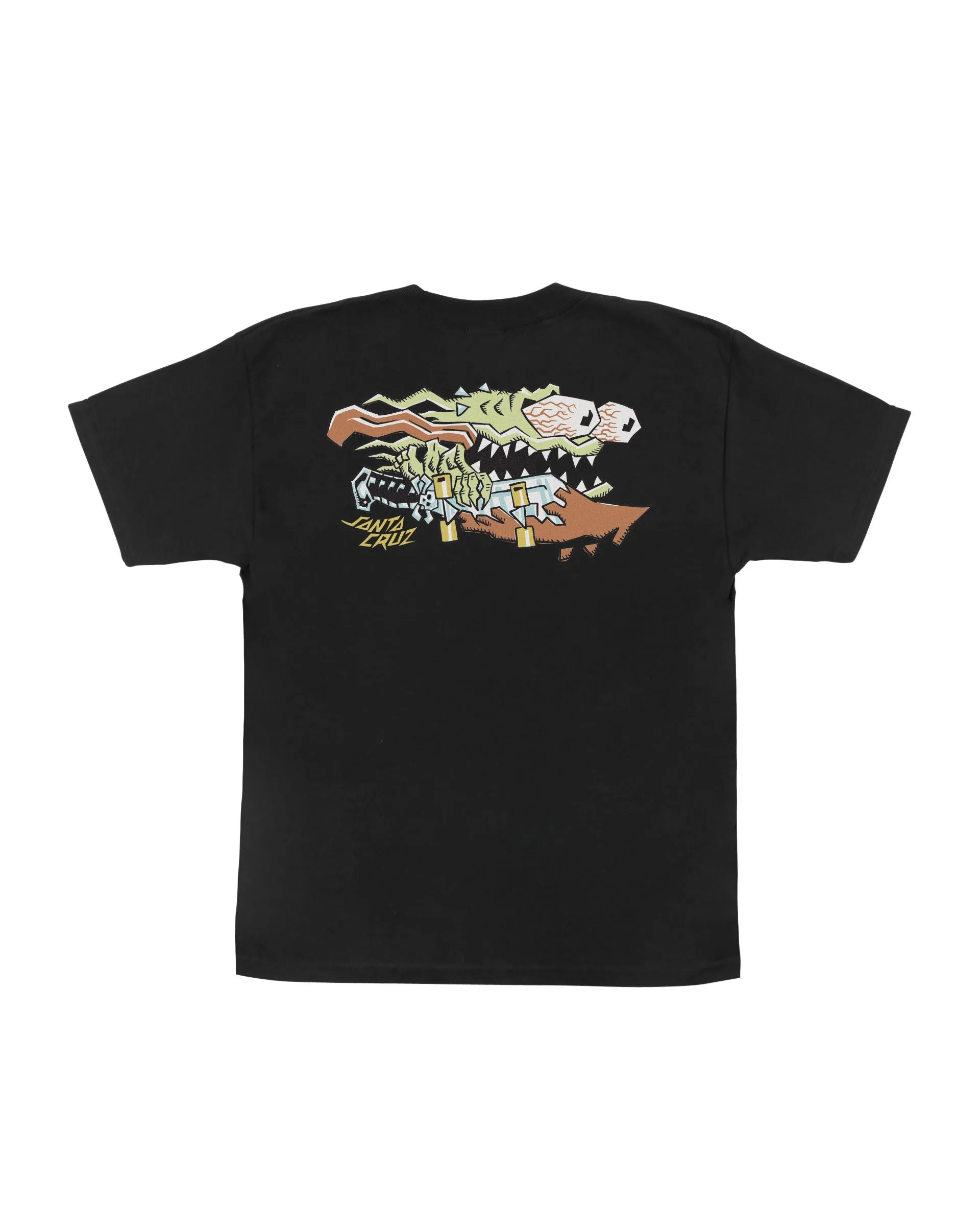 Youth Meek Scratched Slasher S/S T-Shirt - Black