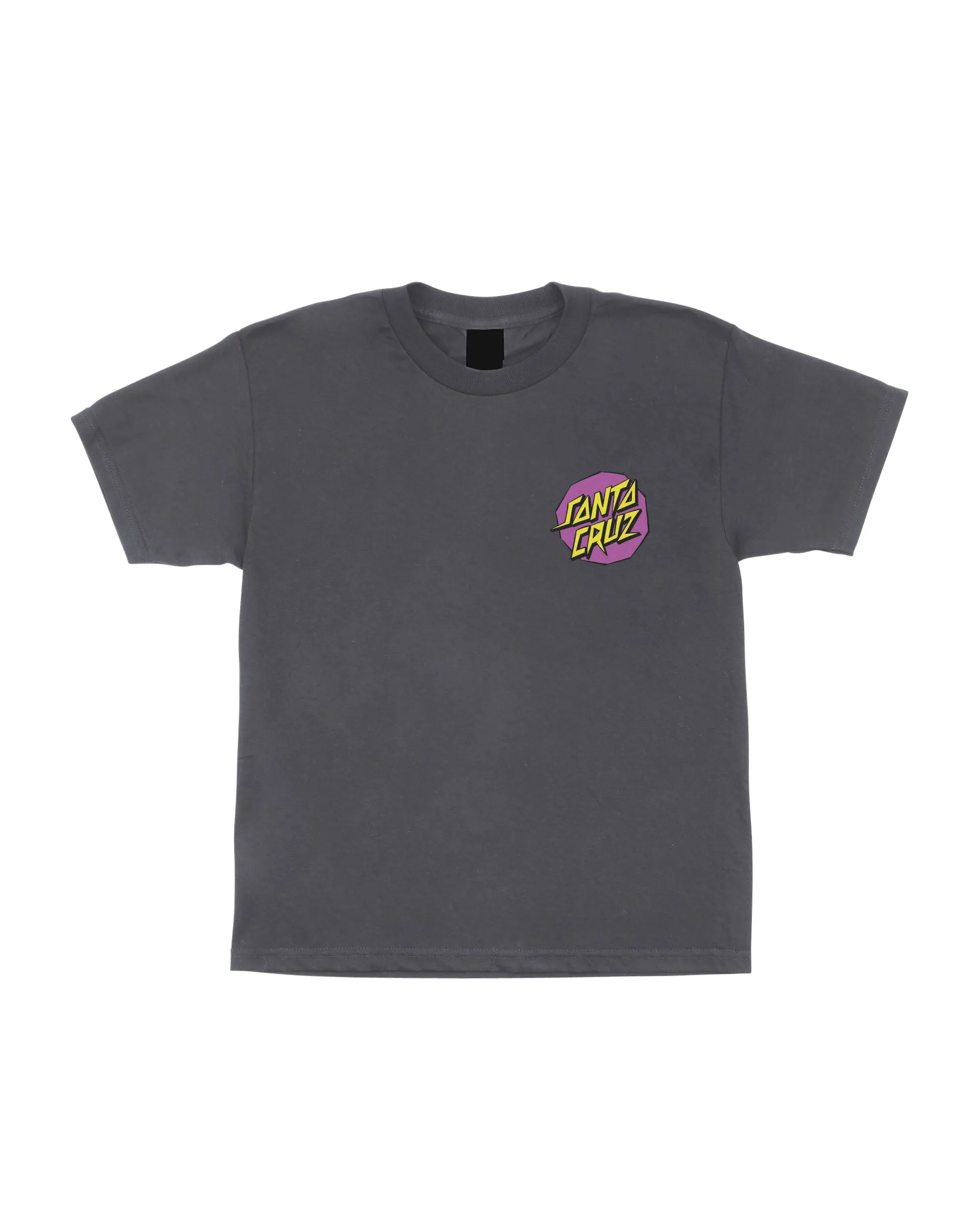 Youth Meek Scratched Slasher S/S T-Shirt - Charcoal